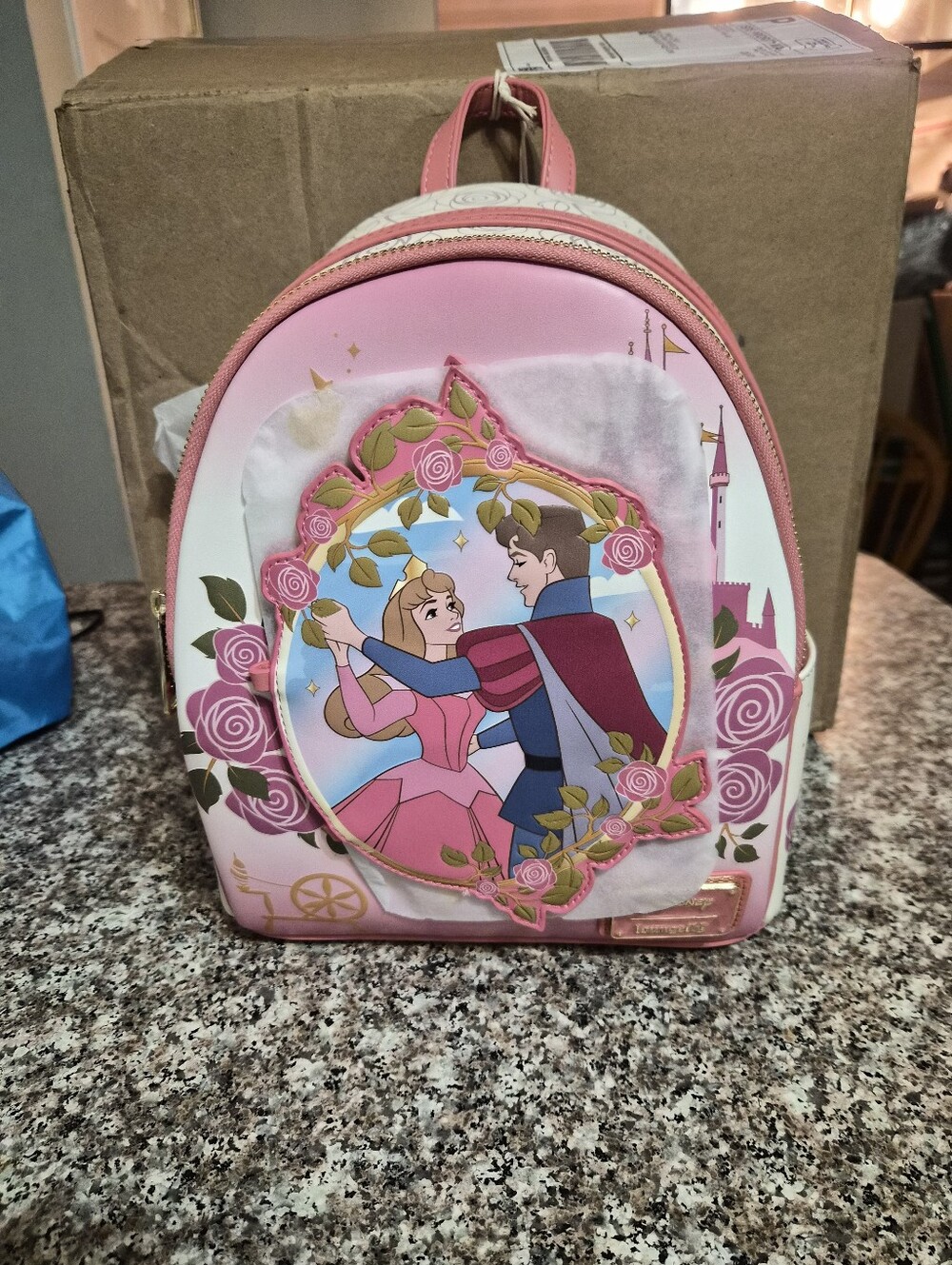 Loungefly Sleeping Beauty Mini Backpack.